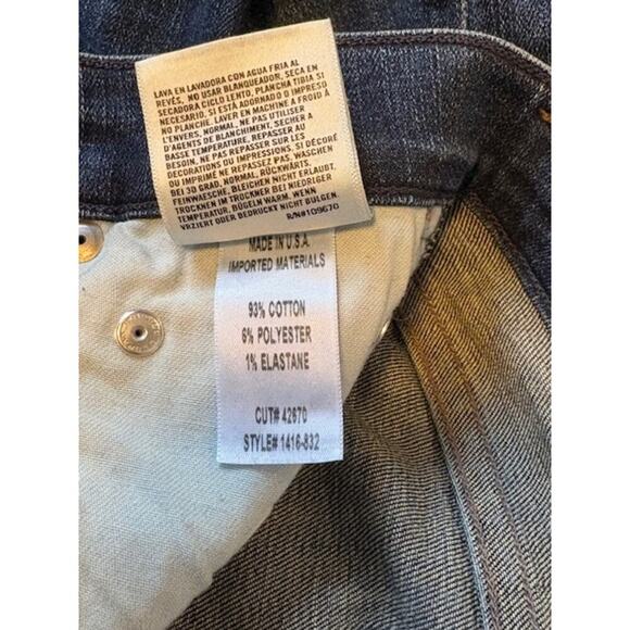 Citizens of Humanity Rocket High Waist 5-Pocket Skinny Jeans in Rival Blue Sz 25 - Picture 9 of 9